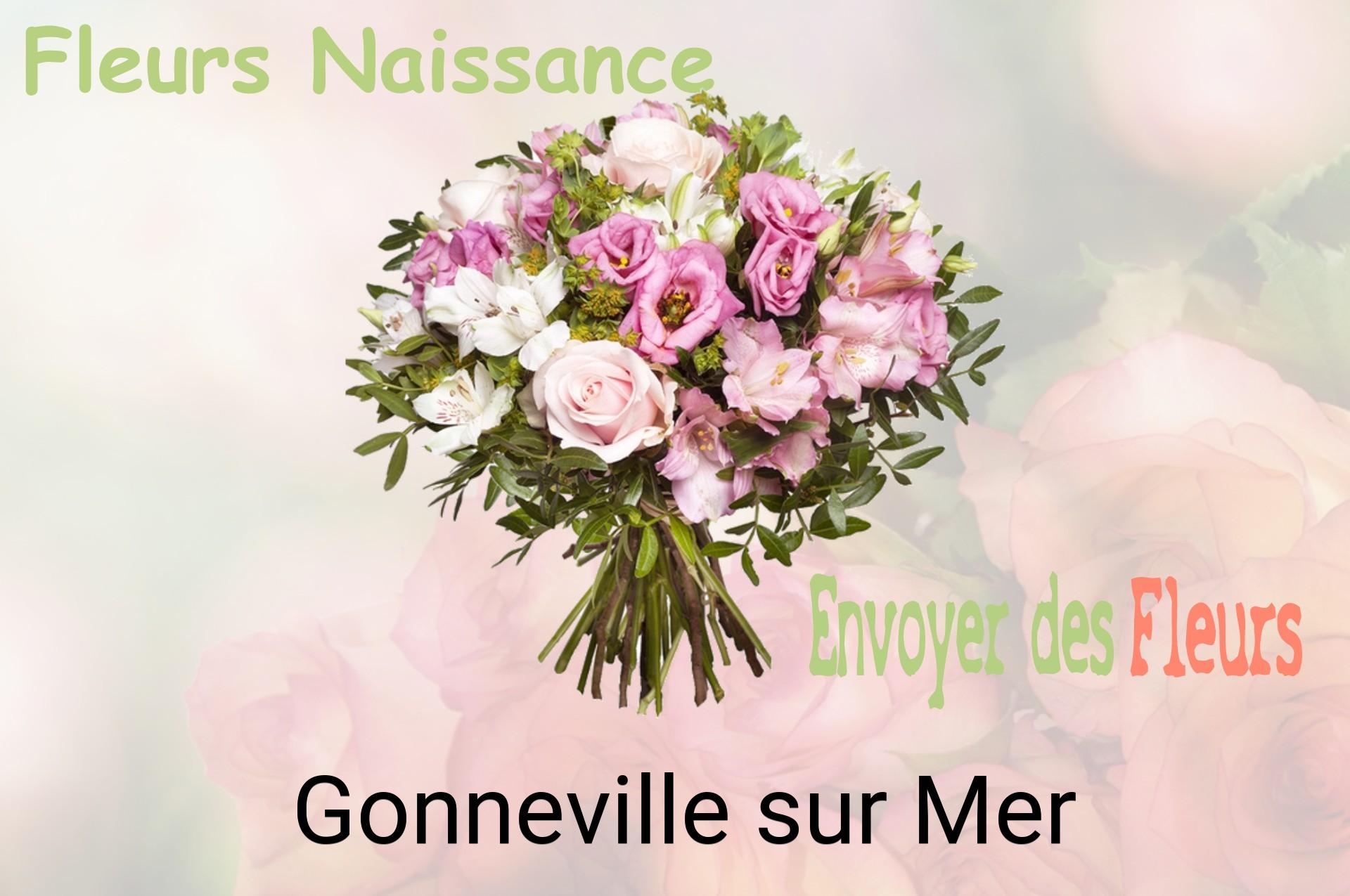Bouquet de fleurs de naissance livré à Gonneville-sur-Mer