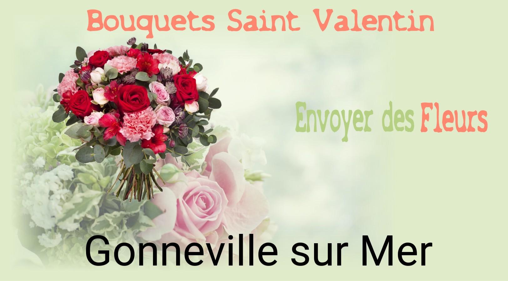 Roses de Saint-Valentin livrées à Gonneville-sur-Mer
